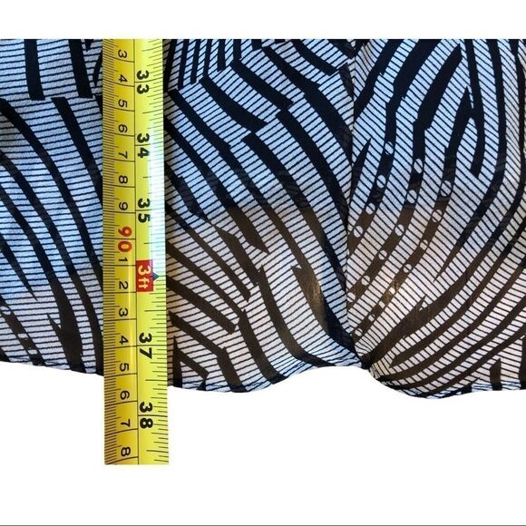 Ted Baker Emidius Zebra Print Silk Strapless Dress EUC - Picture 8 of 11